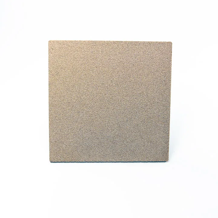 BRONZE FILTER CARTRIDGE PLATE 60X60X3 80MICRON  DLP202406195 gesinterter Pulverfilter - BRONZE-FILTERPATRONENPLATTE 60X60X3 80MICRON, Größe: 60
