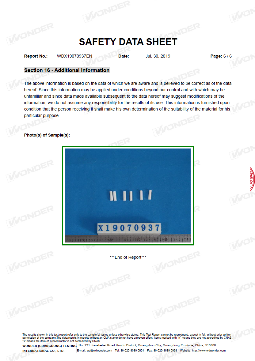 MSDS Page 7