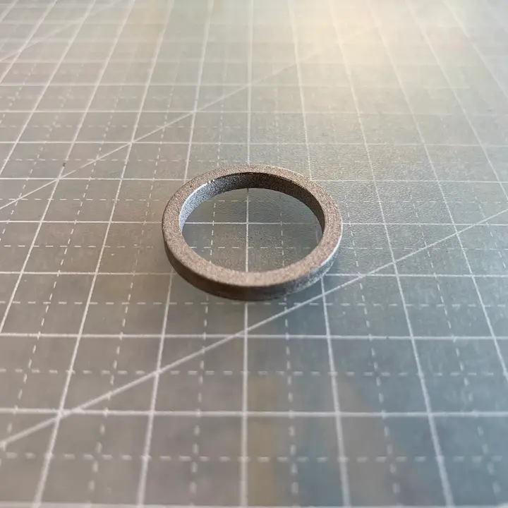 SINTERED STAINLESS STEEL 316L FILTER RING 13X19X2.5 20MICRON